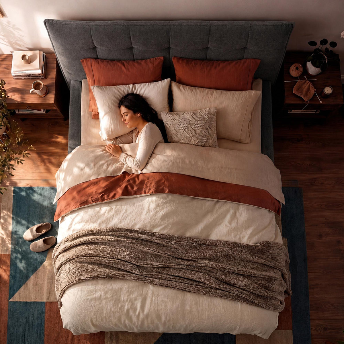 Bett Mirka 180x200 cm Stoff – Ansicht 5