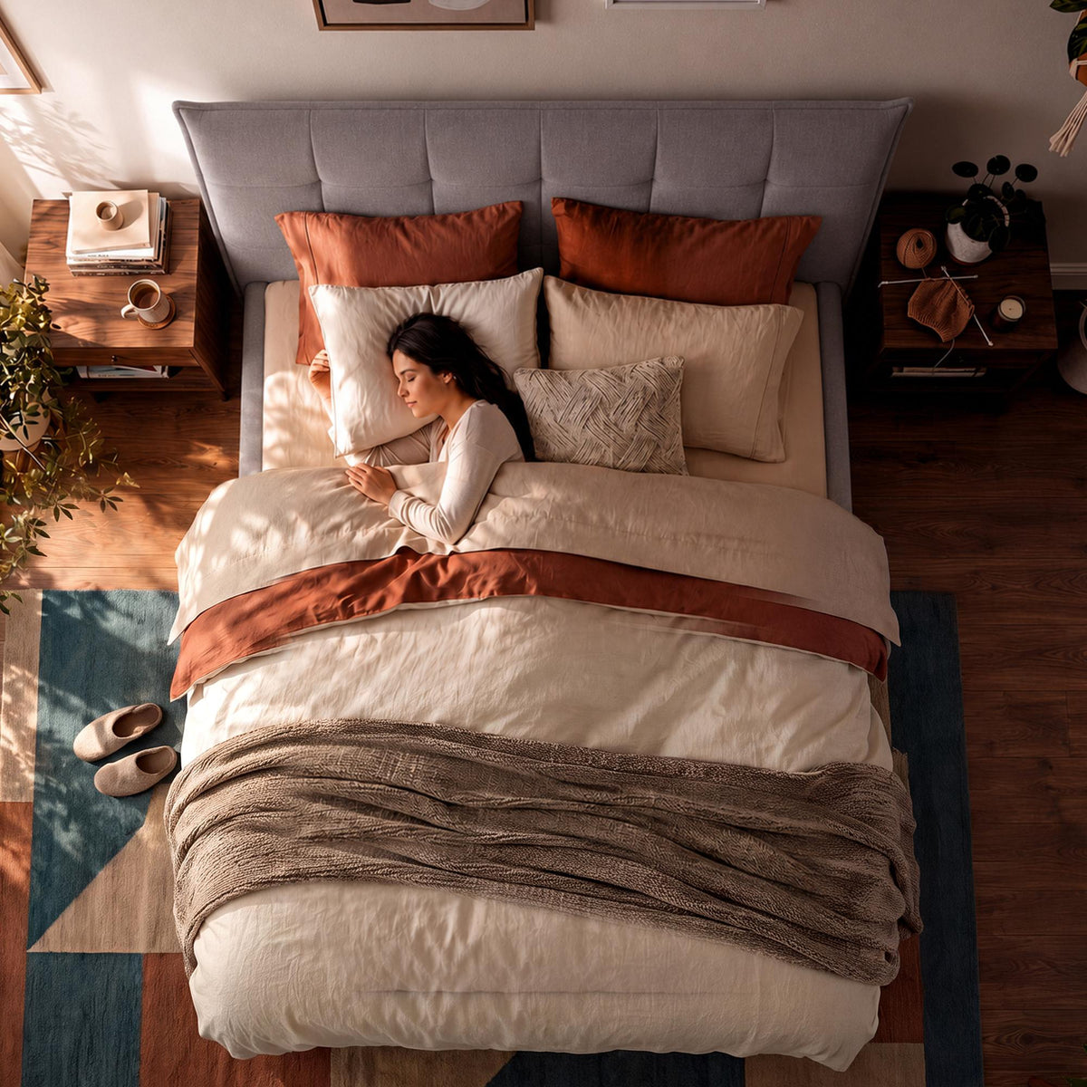 Bett Mirka 180x200 cm Stoff – Ansicht 13