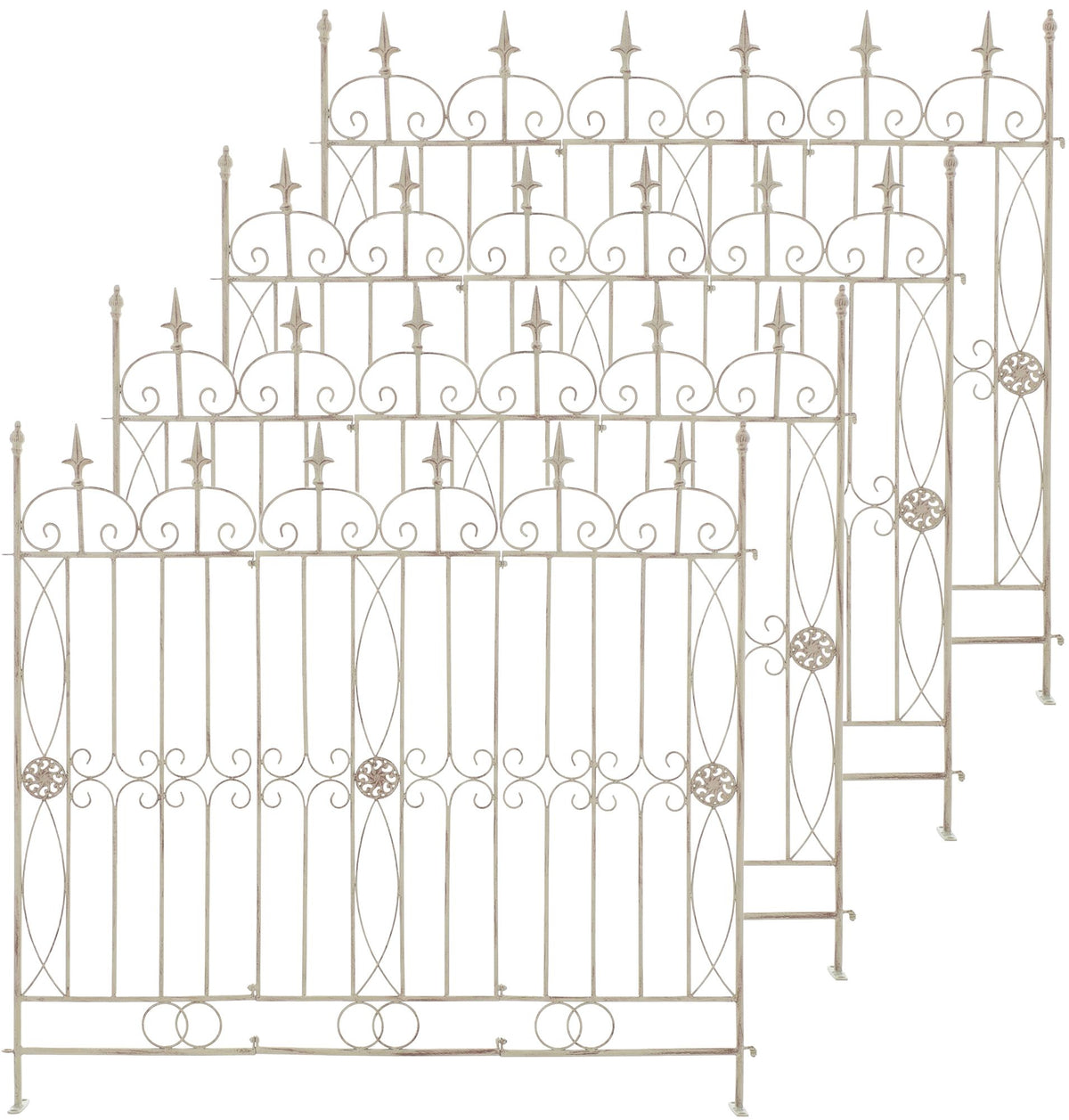4er Set Gartenzäune Mangold – Ansicht 8