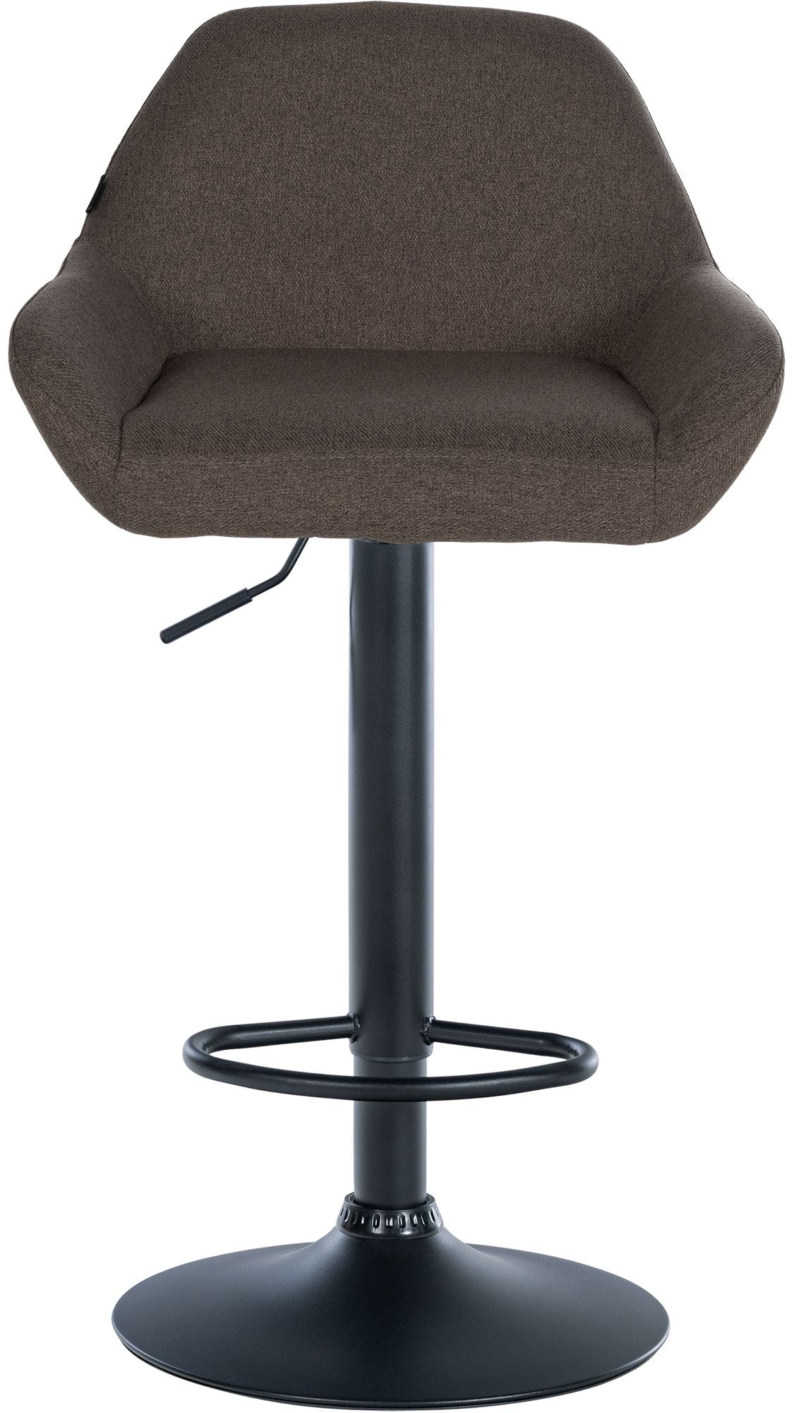 2er Set Barhocker Braga Stoff schwarz – Ansicht 5