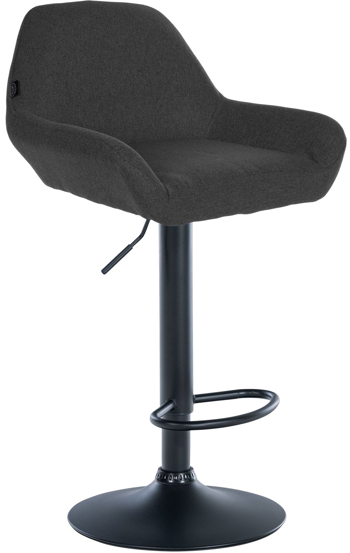 2er Set Barhocker Braga Stoff schwarz – Ansicht 16