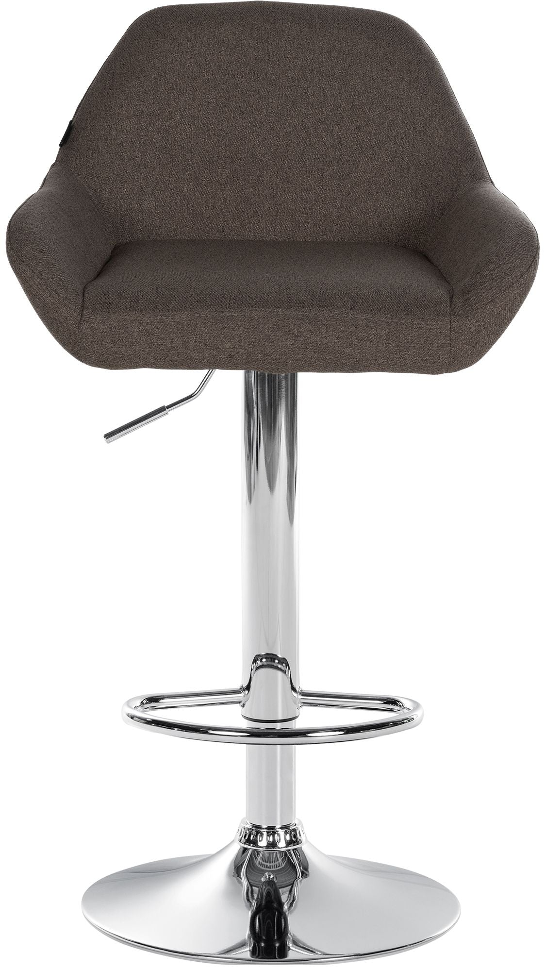 2er Set Barhocker Braga Stoff chrom – Ansicht 5
