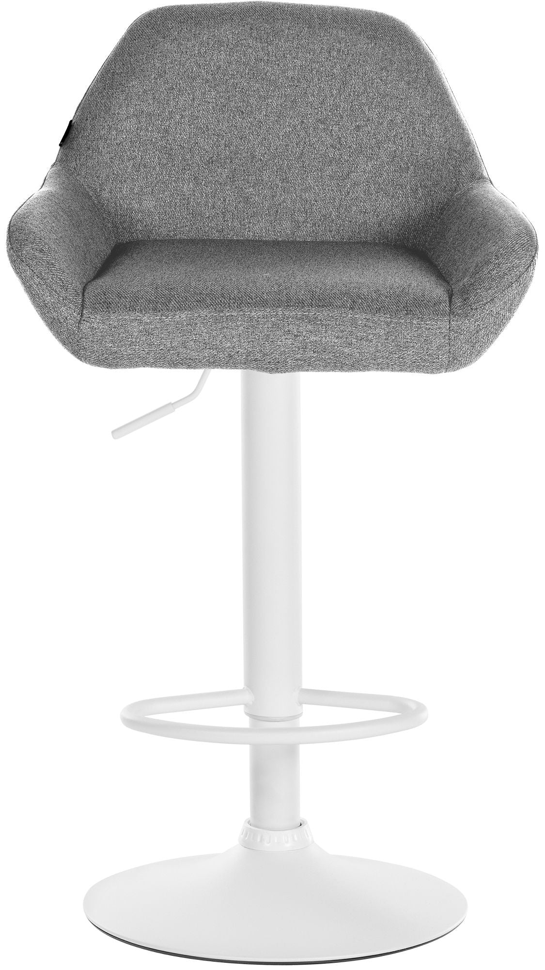 2er Set Barhocker Braga Stoff weiß – Ansicht 19