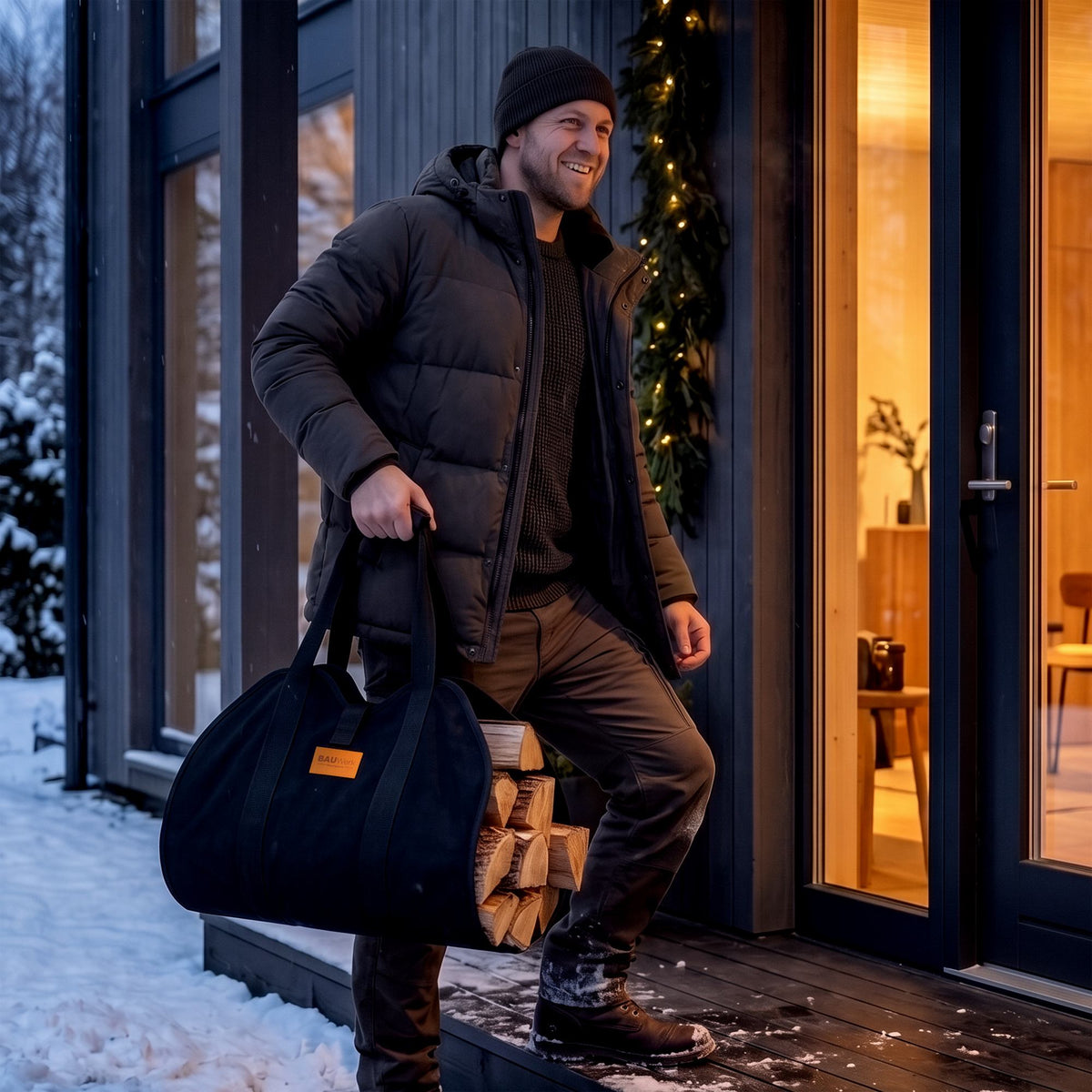 Kaminholztasche Trondheim – Ansicht 5