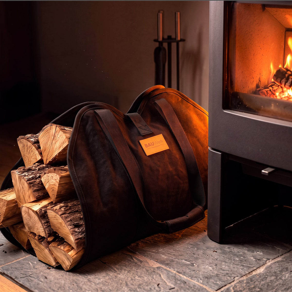 Kaminholztasche Trondheim – Ansicht 3