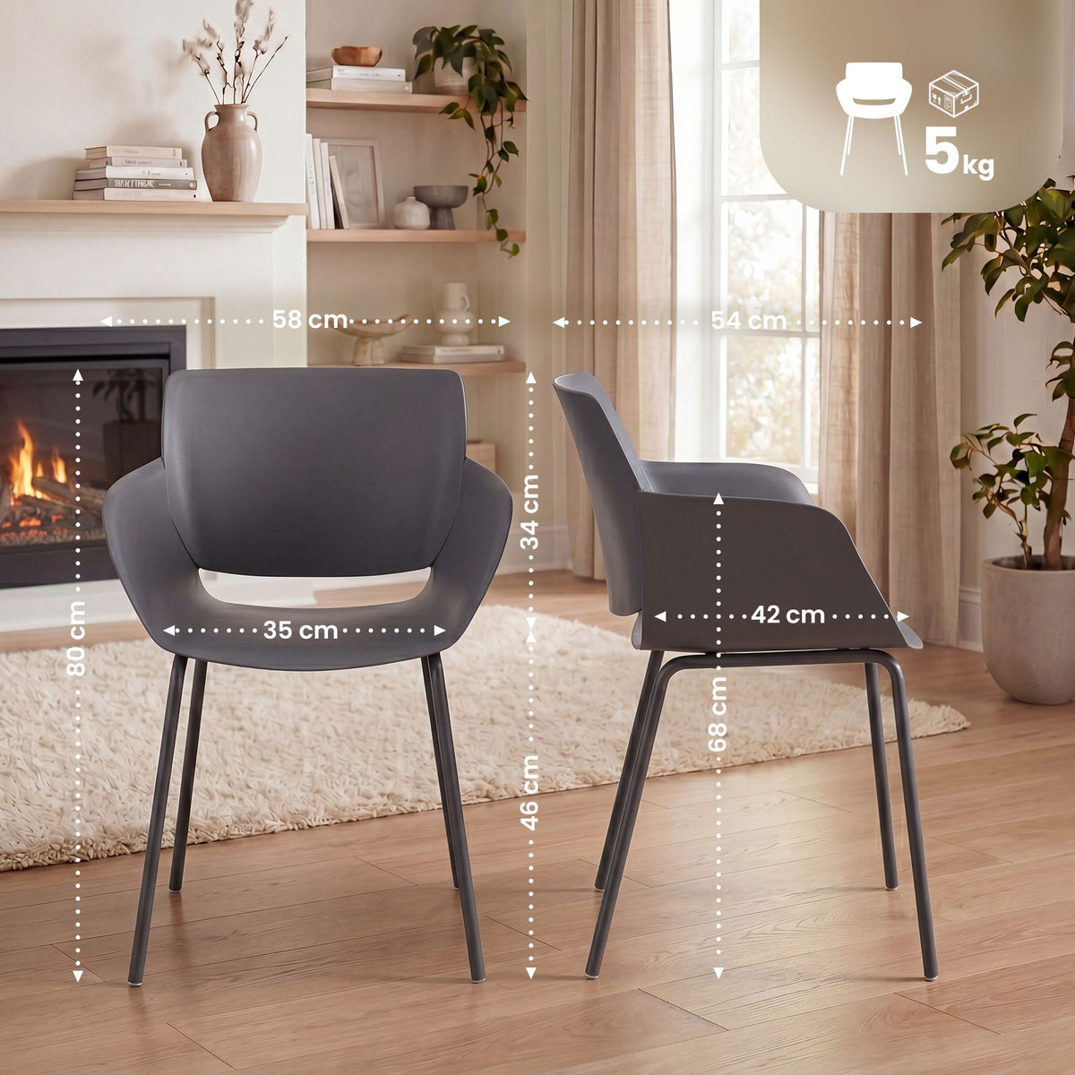 Stuhl Alpena – Ansicht 16