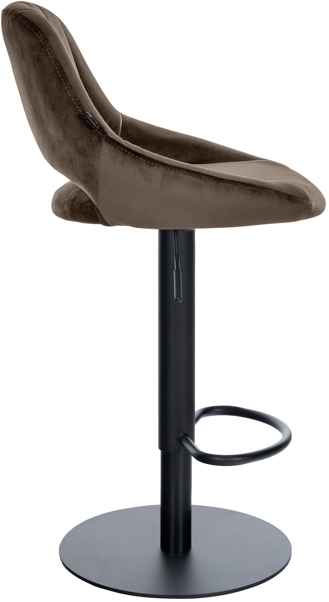 2er Set Barhocker HD Milet B Samt – Ansicht 6
