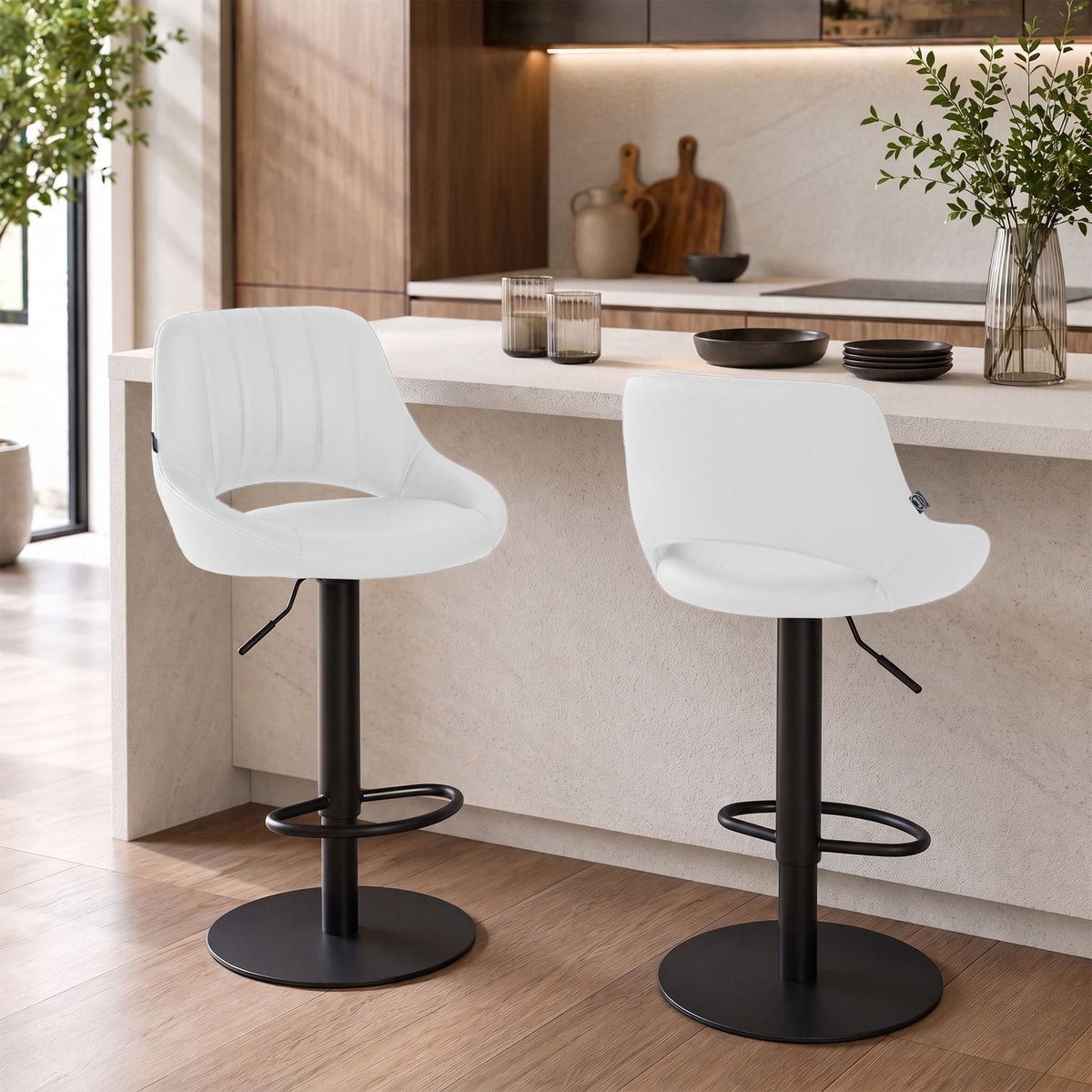 2er Set Barhocker HD Milet B Kunstleder – Ansicht 4