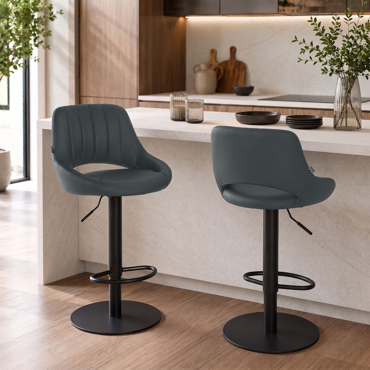 Barhocker HD Milet B Kunstleder – Ansicht 18