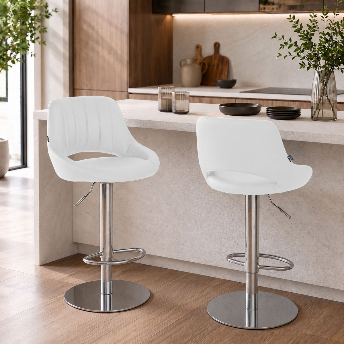 2er Set Barhocker HD Milet C Kunstleder – Ansicht 4