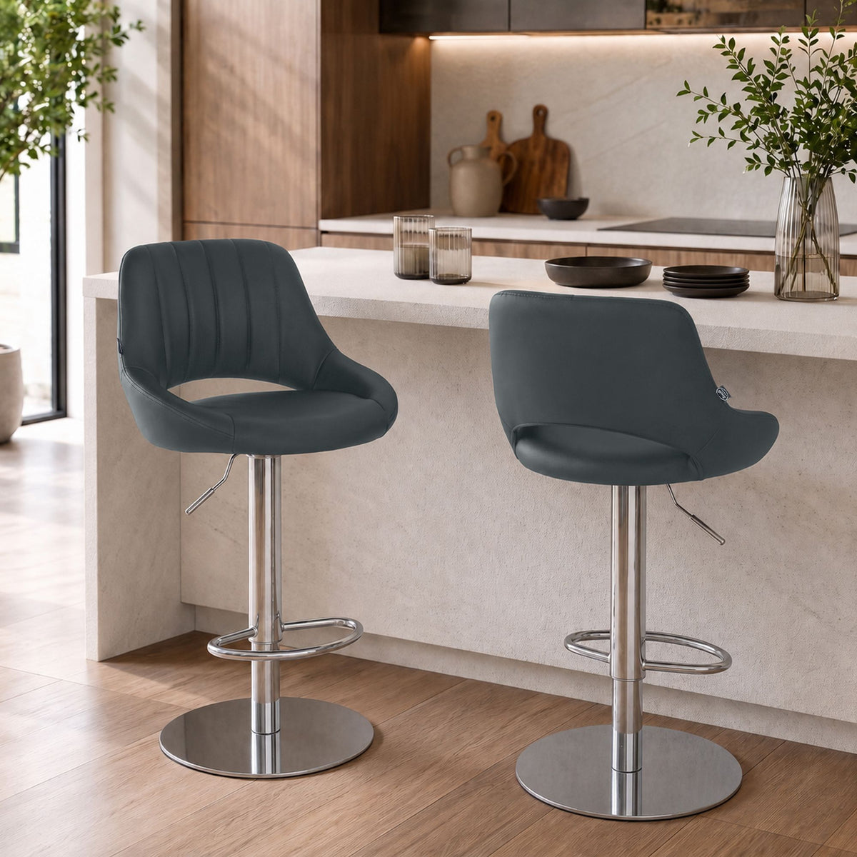 Barhocker HD Milet C Kunstleder – Ansicht 18