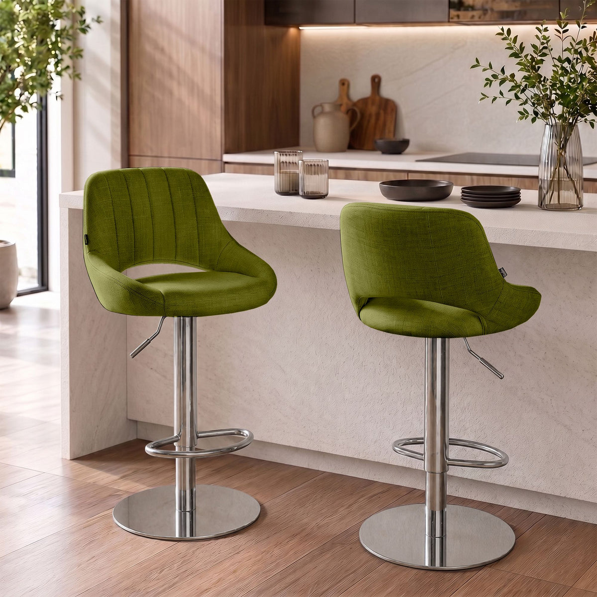 2er Set Barhocker HD Milet C Stoff – Ansicht 18