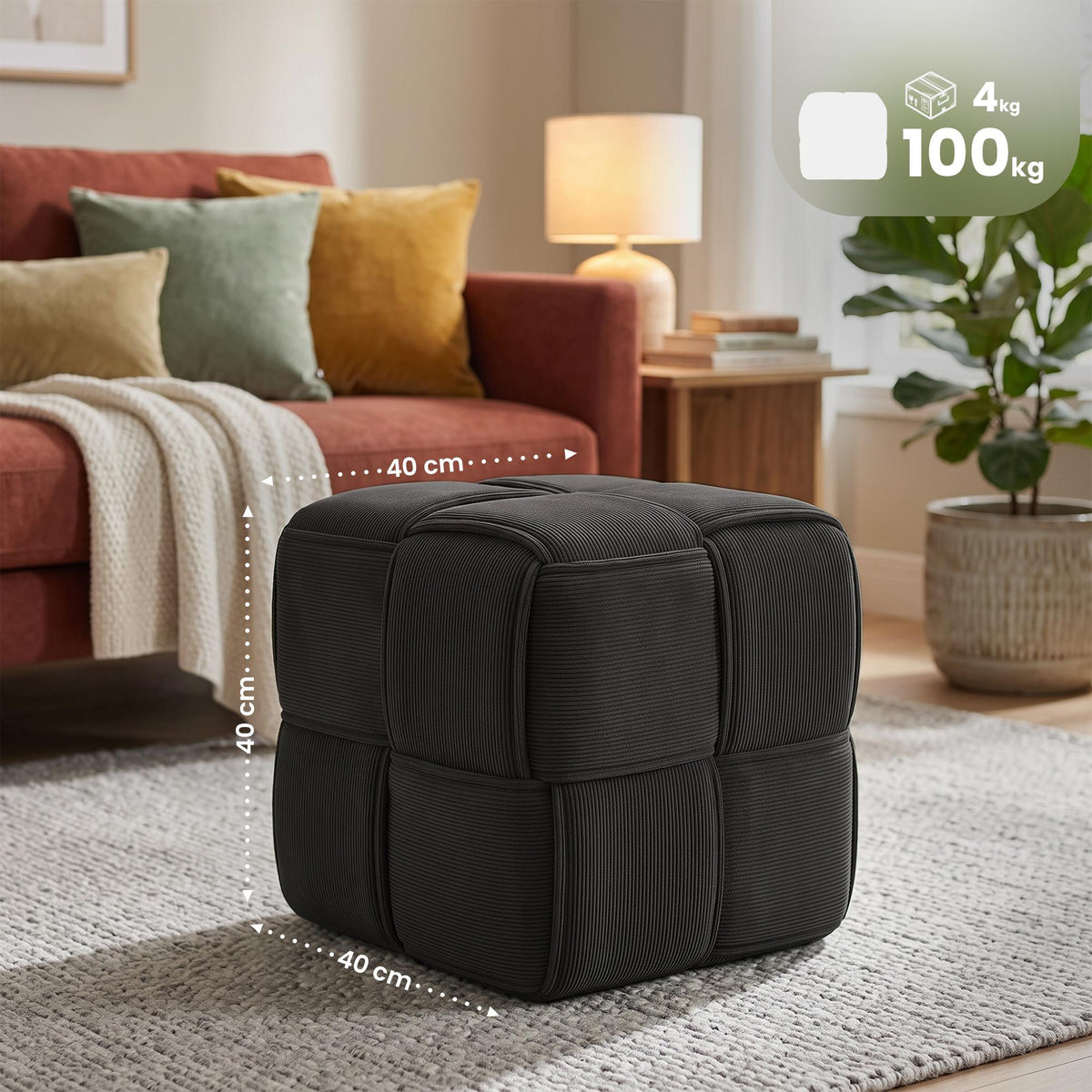 Sitzhocker Forinta Cord – Ansicht 14