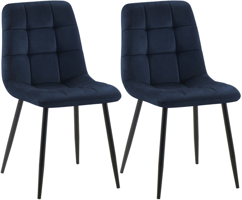 2er Set Esszimmerstuhl Tilde Samt
