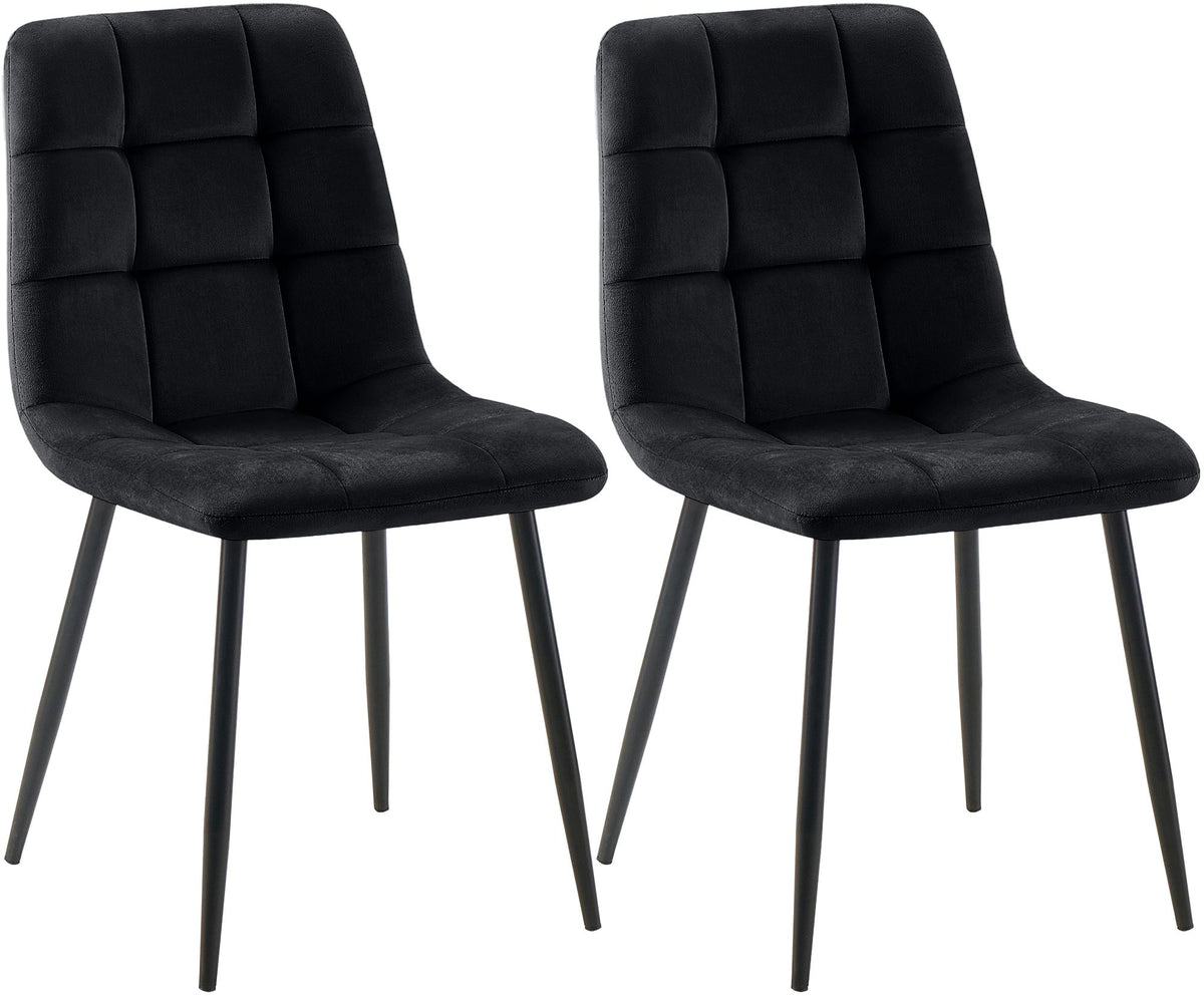 2er Set Esszimmerstuhl Tilde Samt – Ansicht 8