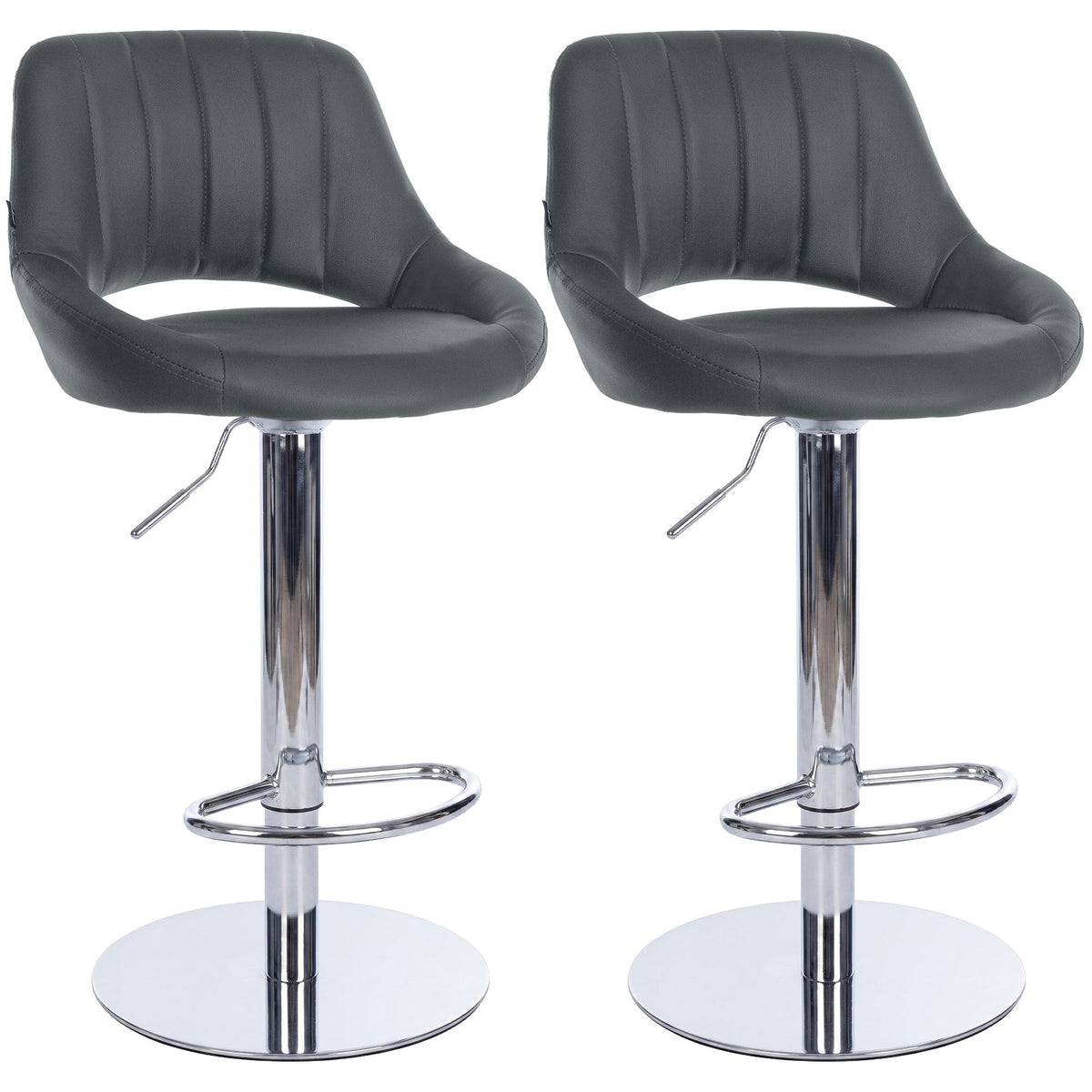 2er Set Barhocker HD Milet C Kunstleder – Ansicht 15