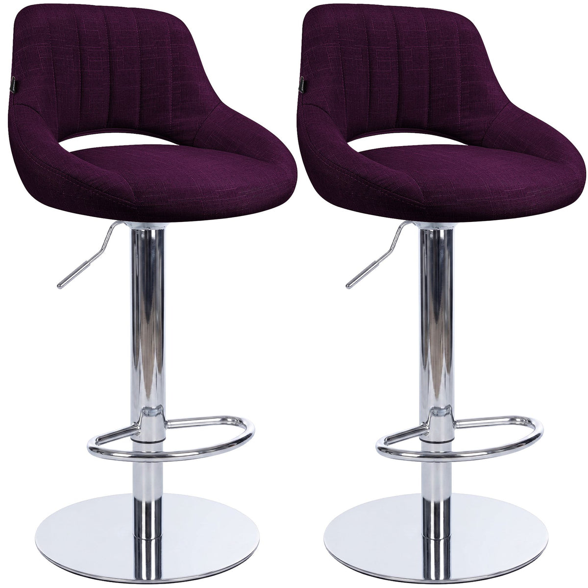 2er Set Barhocker HD Milet C Stoff