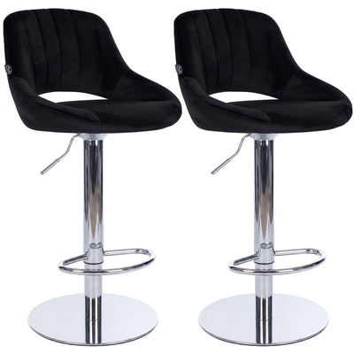 2er Set Barhocker HD Milet C Samt
