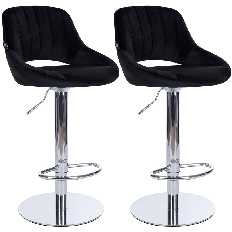 2er Set Barhocker HD Milet C Samt