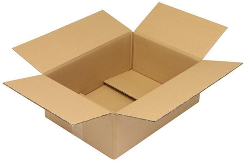 Faltkarton 2-wellig Maße 430x310x150mm A3 Qualität 23BC braun TRANSPAK - VPE: 20