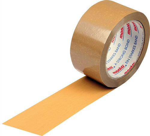 Klebeband monta 283 Breite 50mm Länge 66m Stärke 52µ PVC braun leise MONTA - VPE: 36