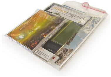 Folienversandhülle Maße 225x310mm Stärke 70µ LDPE transparent SK TRANSPAK - VPE: 1000