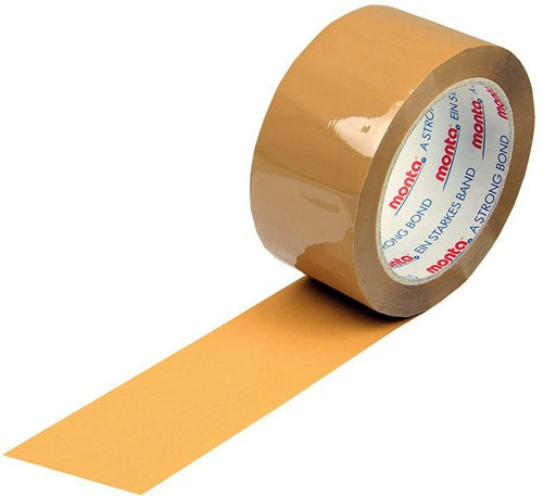 Klebeband monta 315 Breite 50mm Länge 66m Stärke 57µ PP braun leise MONTA - VPE: 36