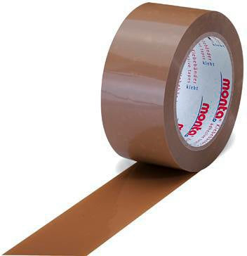 Klebeband monta 124 Breite stark 50mm Länge 66m 65µ PVC transparent leise MONTA - VPE: 36