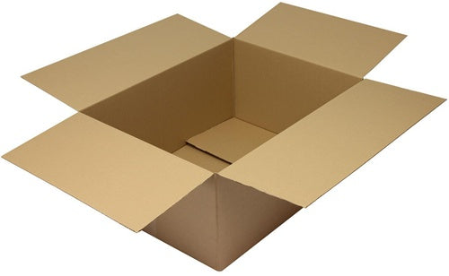 Faltkarton 1-wellig Maße 790x590x350mm Qualität 130 C braun TRANSPAK - VPE: 25