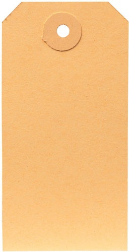 Etiketten mAnhängeöse Maße 50x100mm Qualität 190g/qm altweiß TRANSPAK - VPE: 1000