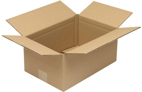 Faltkarton 1-wellig Höhenrillung Maße 350x230x160mm C4 Qualität 120 C braun - VPE: 25