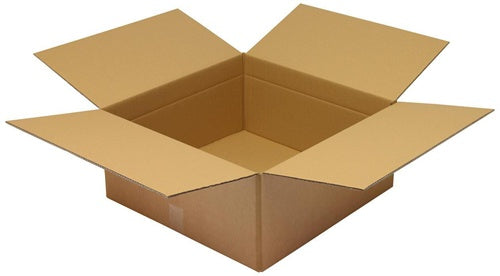 Faltkarton 2-wellig Maße 550x550x250mm Qualität 230BC braun TRANSPAK - VPE: 20