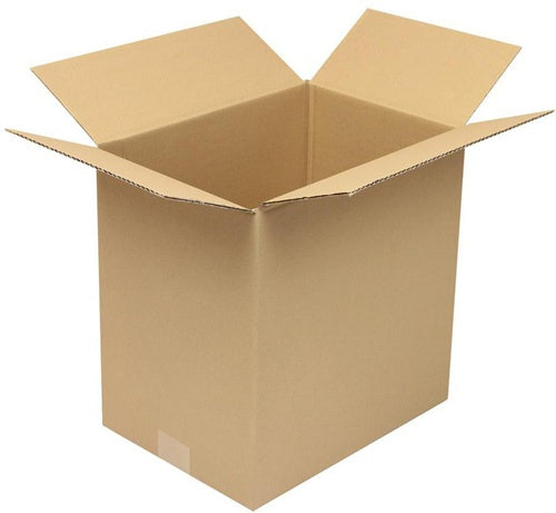 Faltkarton 1-wellig Höhenrillung Maße 330x235x330mm C4 Qualität 120 B braun - VPE: 25