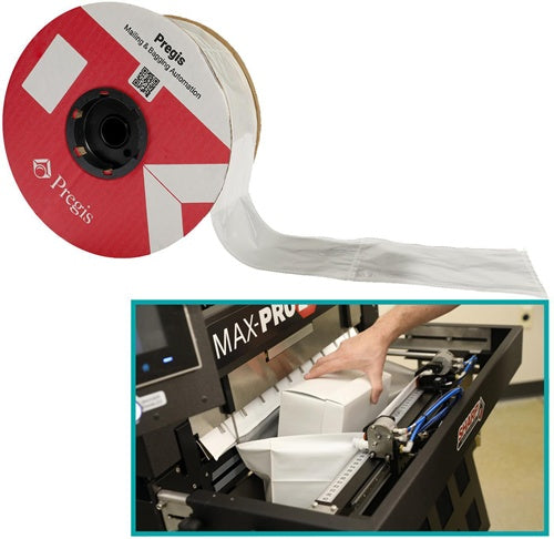 Schlauchfolie fKettenbeutel-Systeme Maße 152x203mm Länge 305m LDPE TRANSPAK - VPE: 2