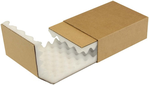 Noppenschaumverpackung Maße 200x142x63mm Schaumhöhe 25mm braun TRANSPAK - VPE: 150