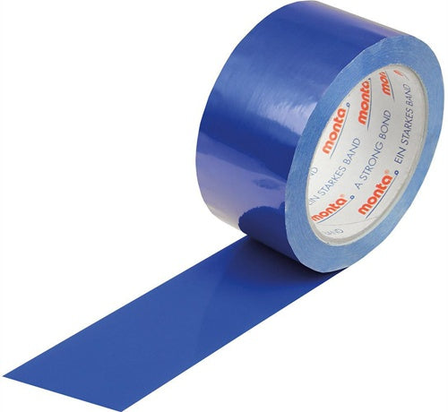 Klebeband monta 250F Breite 50mm Länge 66m Stärke 57µ PVC blau leise MONTA - VPE: 36