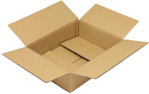 Faltkarton 2-wellig Maße 400x300x100mm Qualität 230BC braun TRANSPAK - VPE: 10