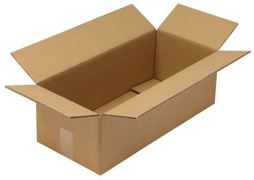 Faltkarton 2-wellig Maße 560x250x180mm Qualität 230BC braun TRANSPAK - VPE: 20