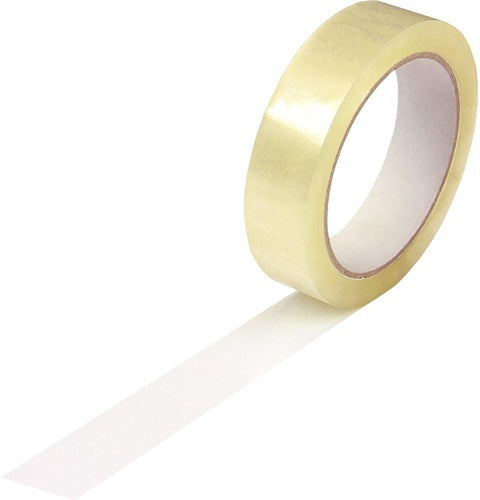 Klebeband monta 610 Breite 25mm Länge 66m 48µ PP hochtransparent leise TRANSPAK - VPE: 12