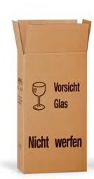 Versandkarton Maße 205x110x380mm Qualität 23BC braun postgeprüft TRANSPAK - VPE: 20