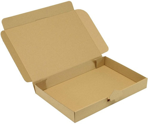 Klappschachtel 1-wellig Maße 338x230x42mm C4 12E braun Steckverschluss TRANSPAK - VPE: 100