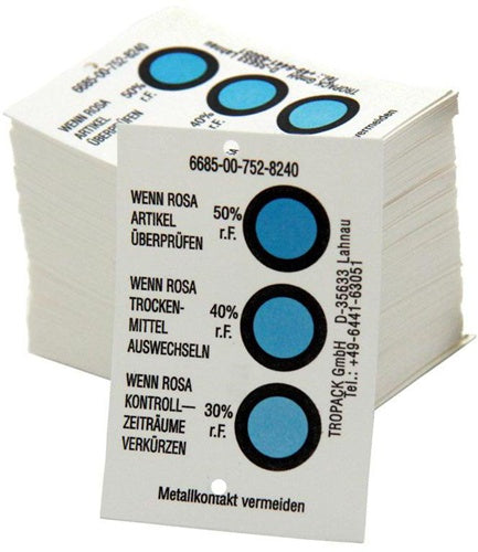 Feuchtigkeitsindikator Typ B Anzeigebereich 30-40-50% 125St/Karton TRANSPAK - VPE: 125