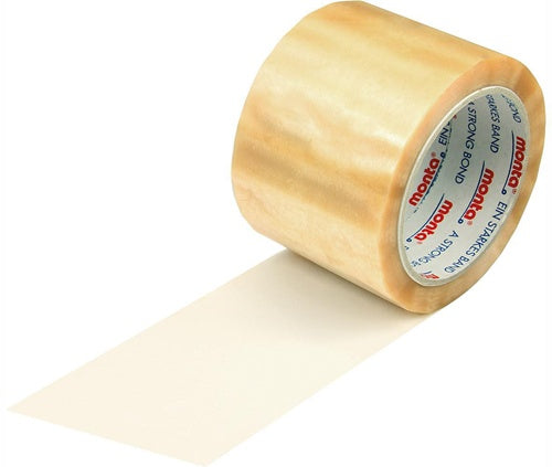 Klebeband monta 220 Breite 75mm Länge 66m S54µ PVC transparent leise TRANSPAK - VPE: 24