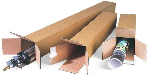 Karton 1-wellig Quattropack mSK-Verschluss Maße 108x108x611mm A1 Q120 B braun - VPE: 25