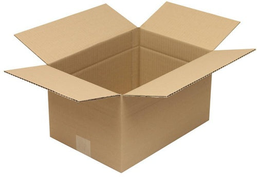 Faltkarton 1-wellig Höhenrillung Maße 350x250x200mm C4 Qualität 120 C braun - VPE: 25