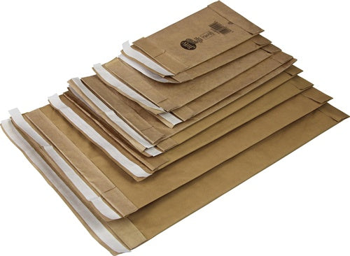 Polsterversandtasche Innenmaß 105x229mm Außenmaß 120x229mm Papier TRANSPAK - VPE: 200