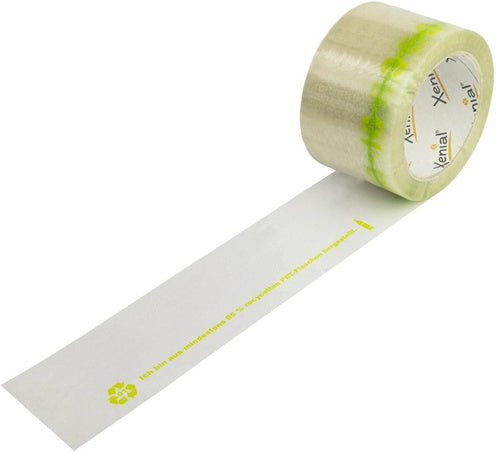 Klebeband Breite 75mm Länge 100m Stärke 37µ transparent recyceltes PET TRANSPAK - VPE: 24