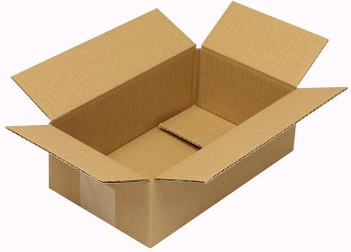 Faltkarton 1-wellig Höhenrillung Maße 240x140x75mm Qualität120 B braun TRANSPAK - VPE: 50