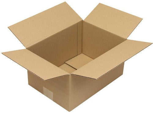 Faltkarton 1-wellig Höhenrillung Maße 305x215x160mm A4 Qualität 120 B braun - VPE: 25