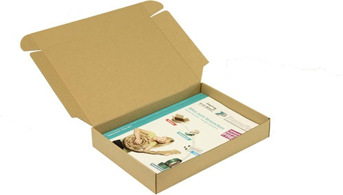 Klappschachtel 1-wellig Maße 301x213x45mm A4 Qualität 13E Steckverschluss - VPE: 25
